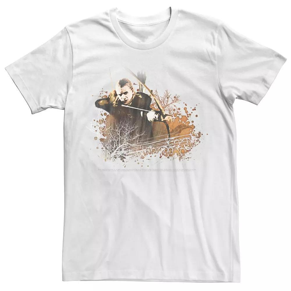 Men's Lord Of The Rings Legolas Photo Real Tee, Size: Medium, White Product Image