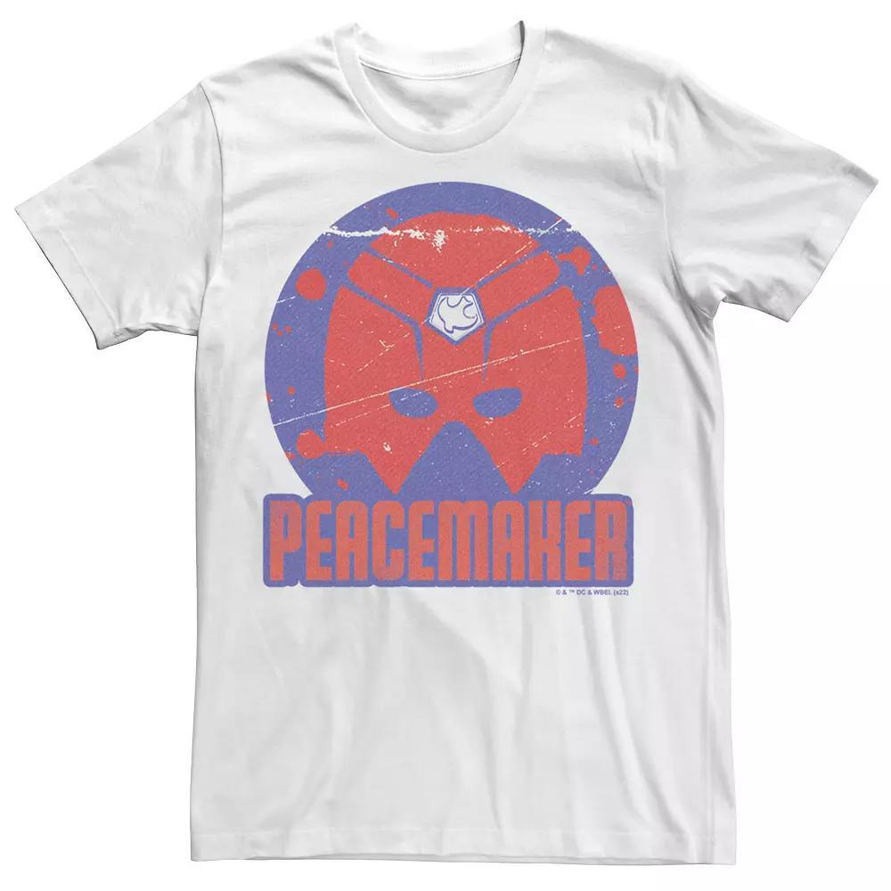 Men's DC Comics Peacemaker Helmet Symbol Tee, Size: Small, White Product Image