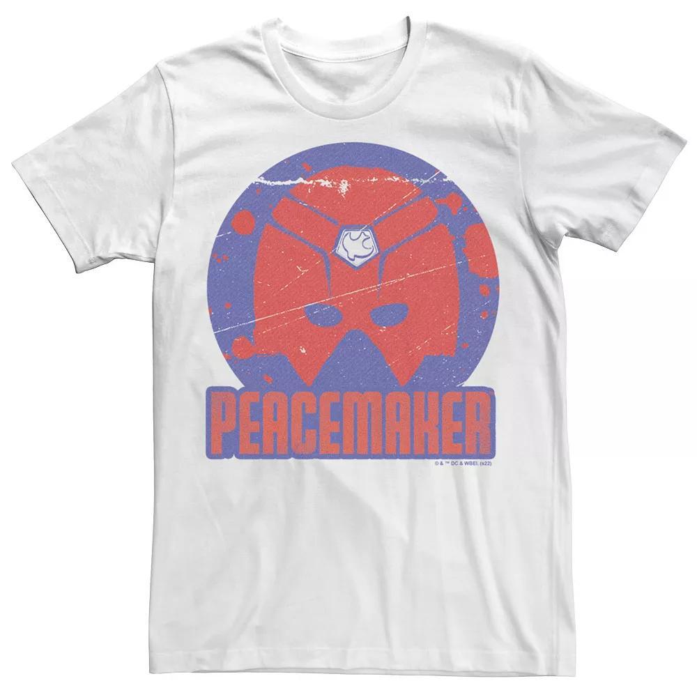 Men's DC Comics Peacemaker Helmet Symbol Tee, Size: Large, White Product Image