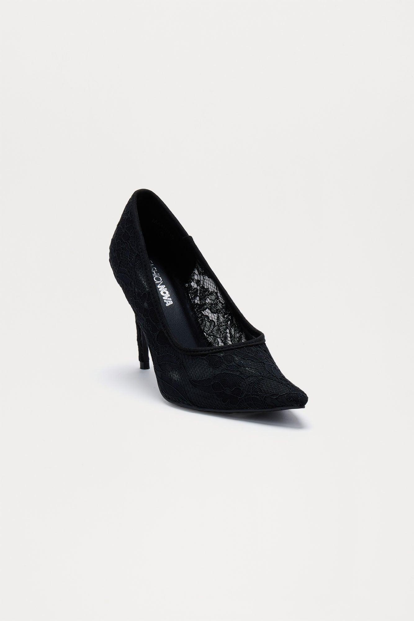 Colleen Lace Pumps - Black Product Image