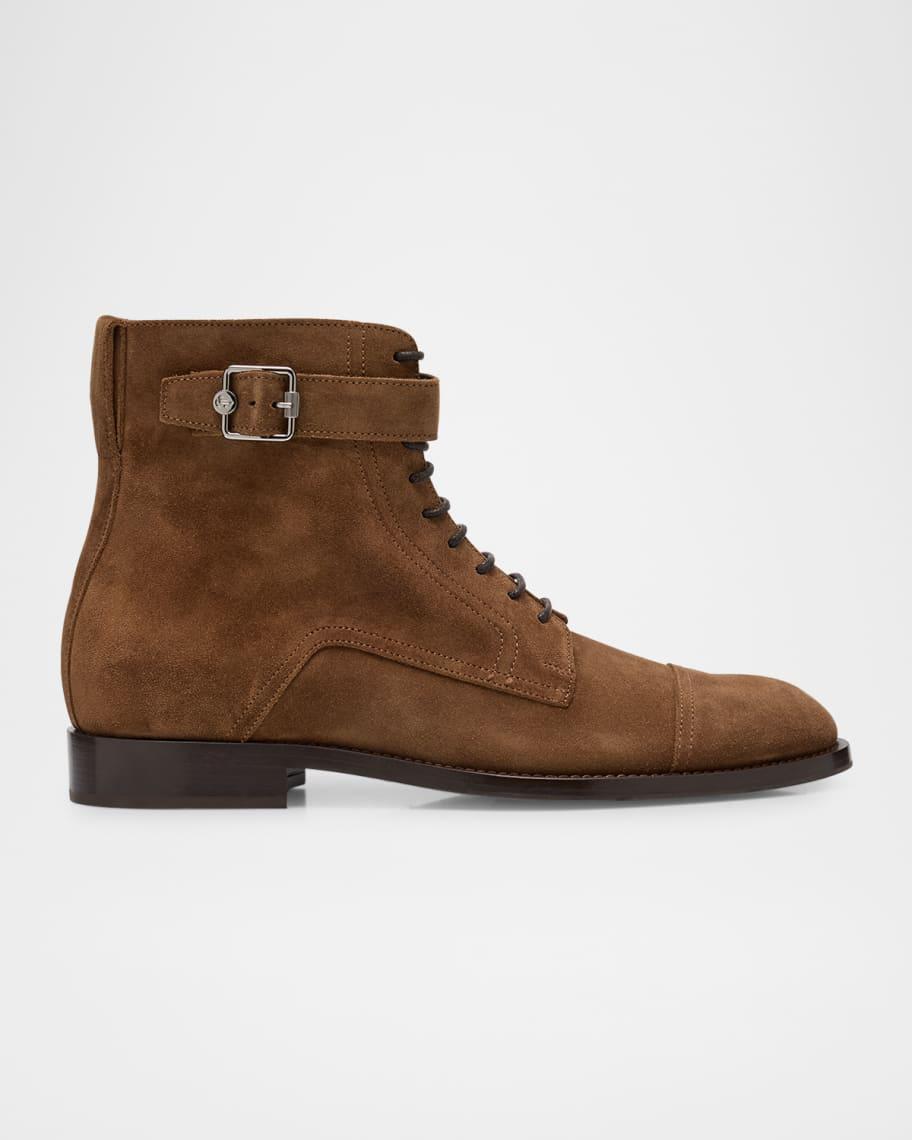 Mens Finnion Lace-Up Buckle Boots Product Image