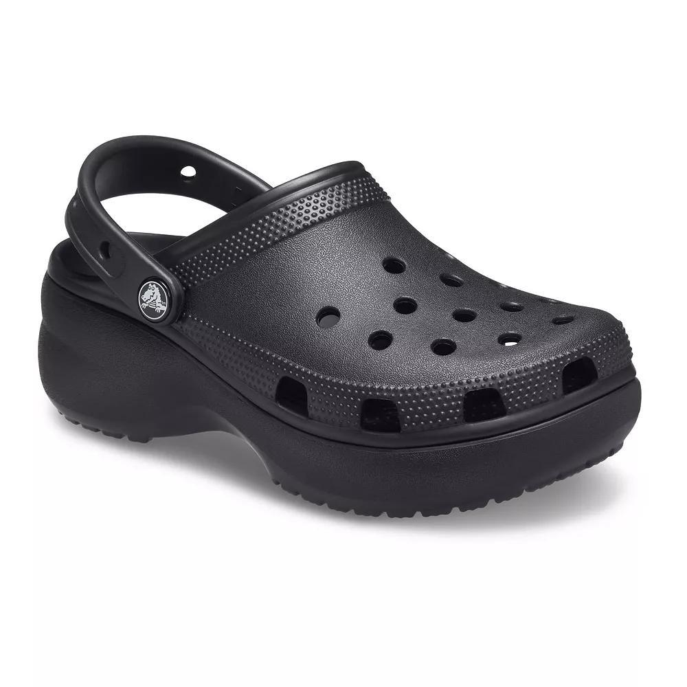 Crocs Classic Women's Platform Clogs, Size: 11, Black Product Image