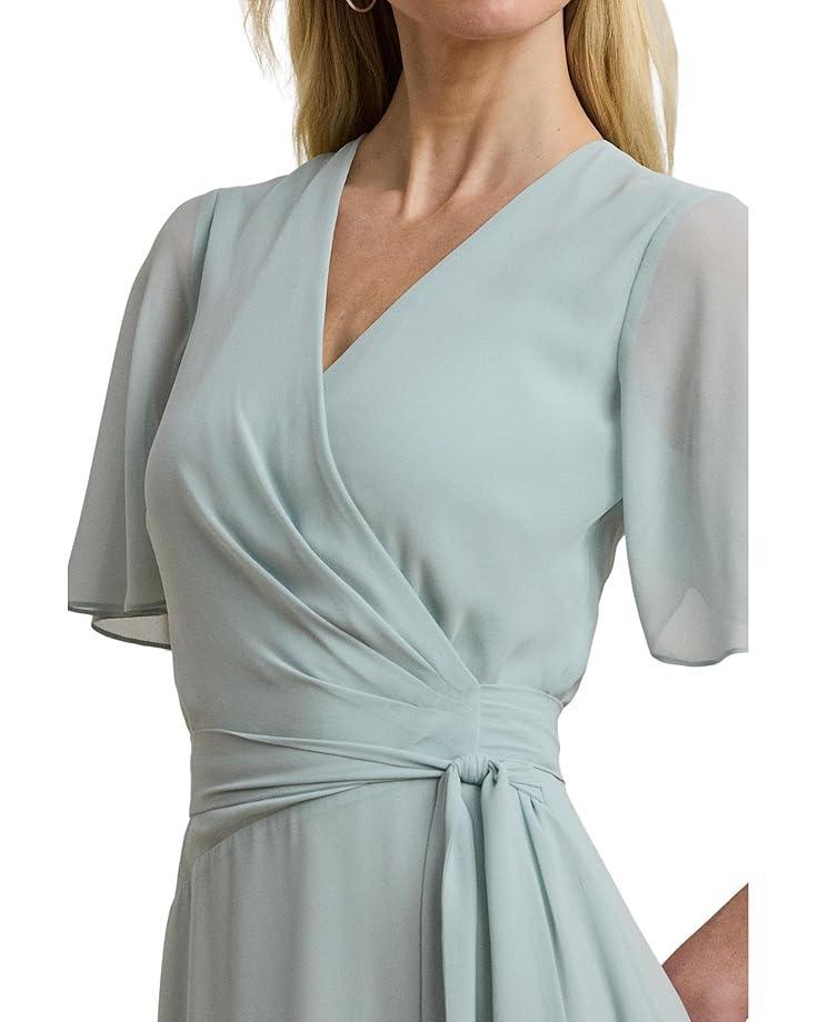 Belted Georgette Dress Product Image