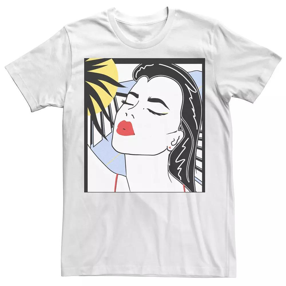 Men's Trendy Sunset Drive Tee, Size: XL, White Product Image