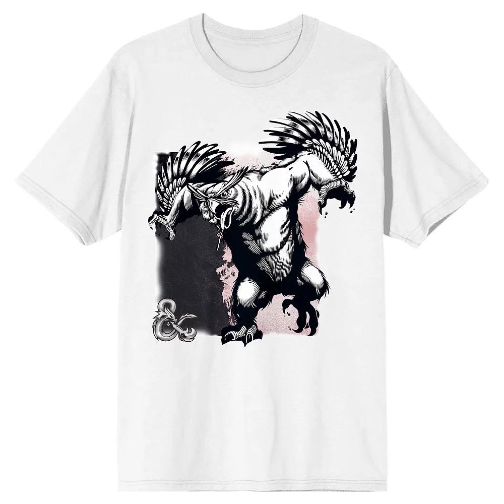 Men's Dungeons & Dragons Owlbear Tee, Size: Small, White Product Image
