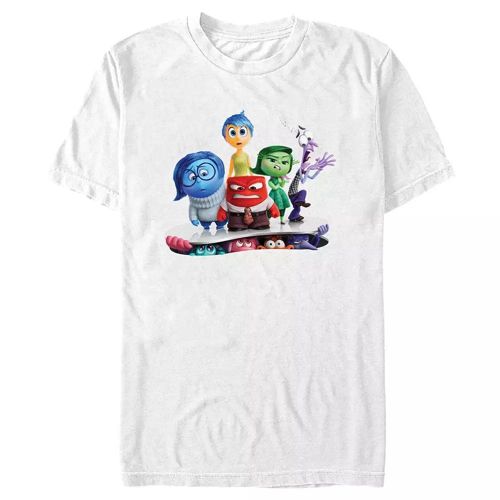 Men's Inside Out 2 New Emotions Graphic Tee, Size: Medium, White Product Image