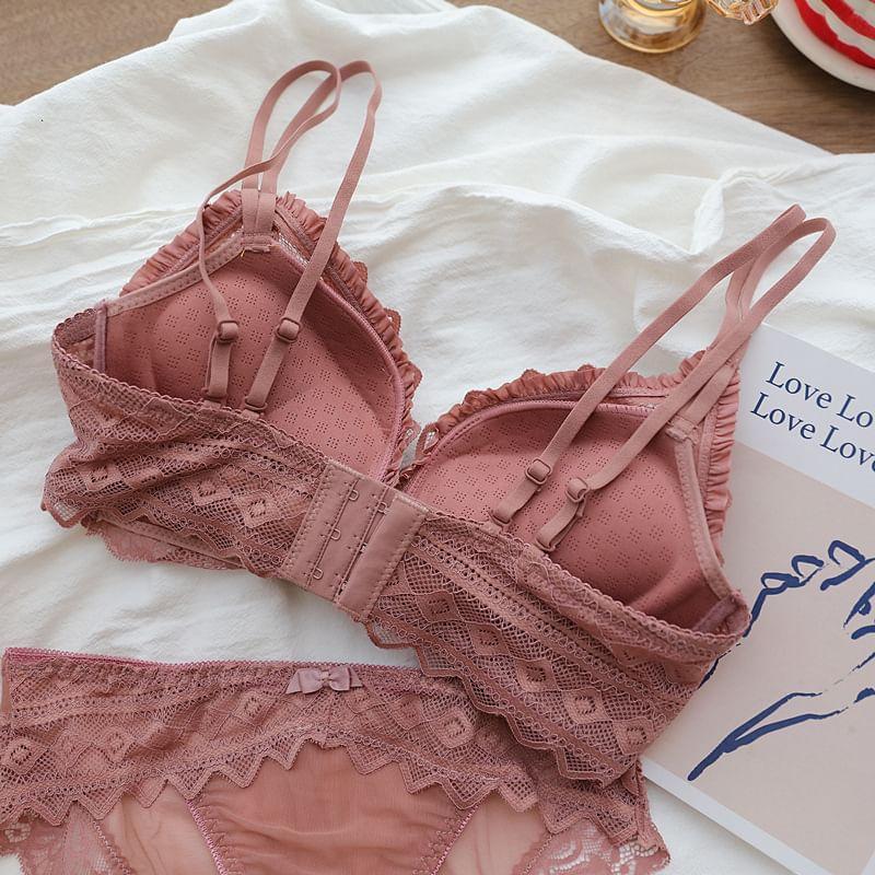Wireless Lace Bra / Panty / Set Product Image