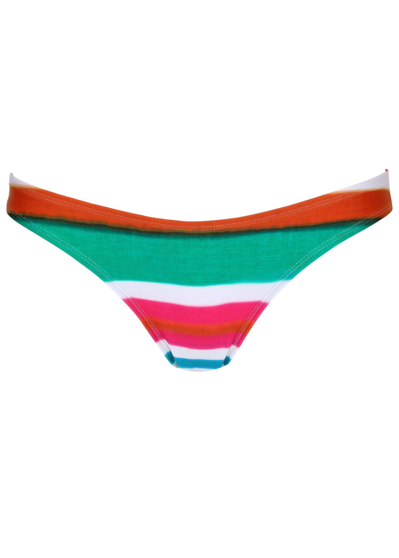 Belize Underwire Halter Top - Watercolor Stripe Product Image
