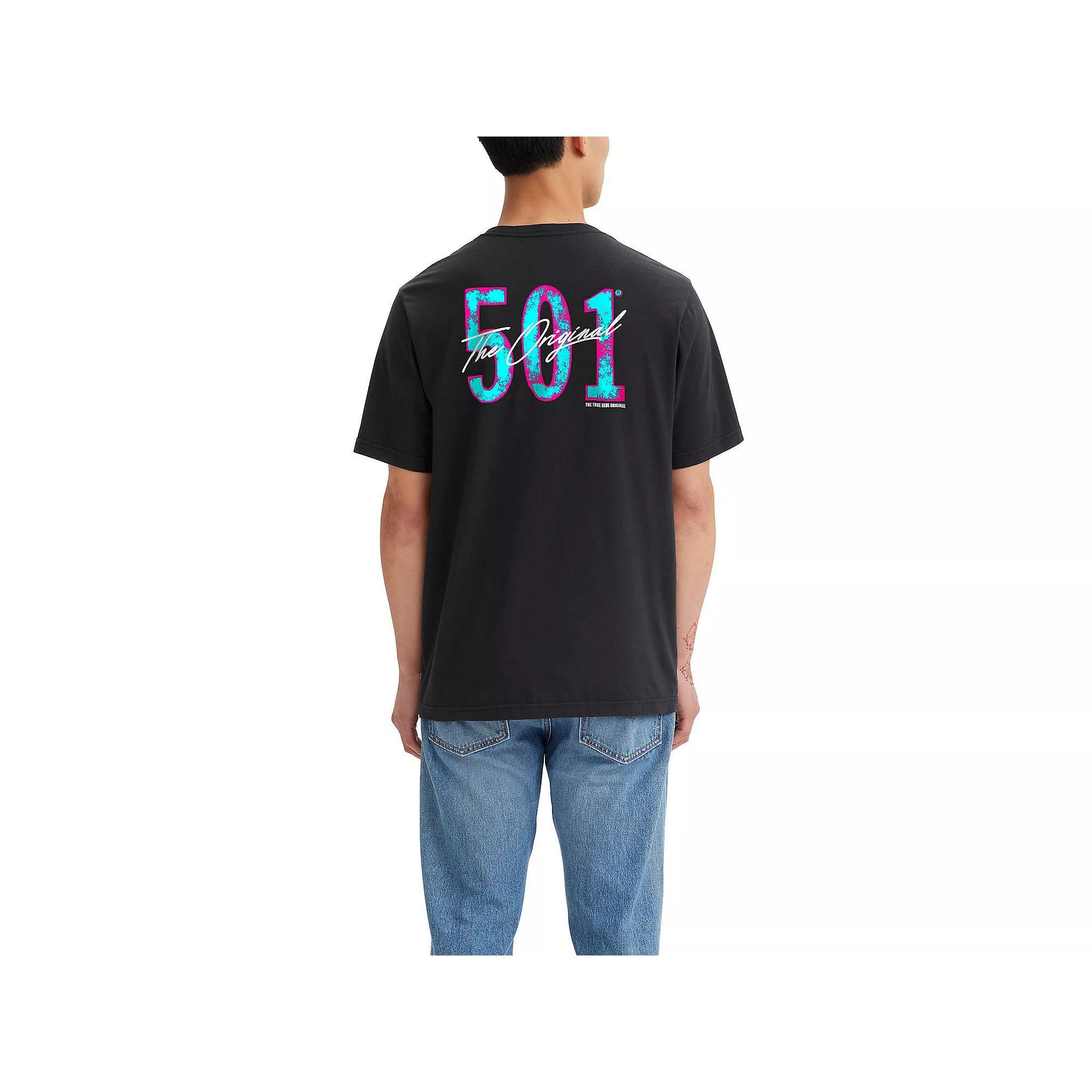 Men's Levi's® Relaxed-Fit Tee, Size: Large, Black Product Image