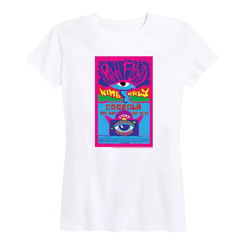 Womens Pink Floyd Pepperland Poster Graphic Tee, Girls Grey Gray Product Image