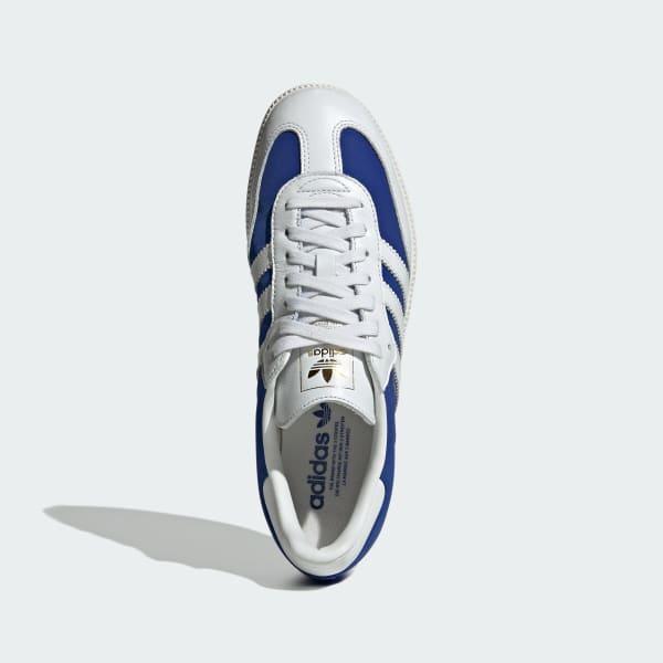 Mens adidas Samba OG Athletic Shoe Off White / Collegiate Green Product Image