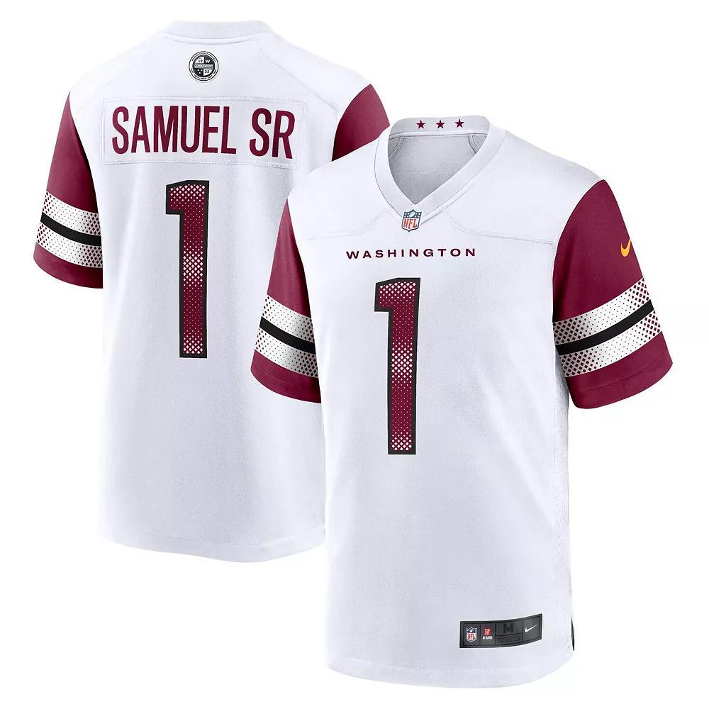 Men's Nike Deebo Samuel Sr White Washington Commanders Game Player Jersey, Size: Medium, Wft White Product Image