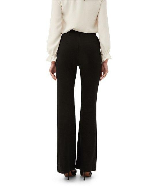 Trina Turk Chimayo 3 Ponte Knit High Waisted Side Zip Flared Pants Product Image