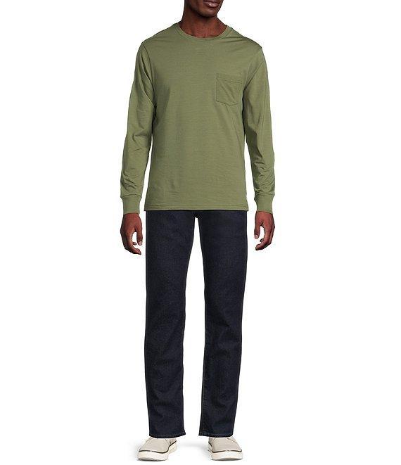 Cremieux Blue Label Slim Fit Pocket Crew Neck Long Sleeve T-Shirt Product Image