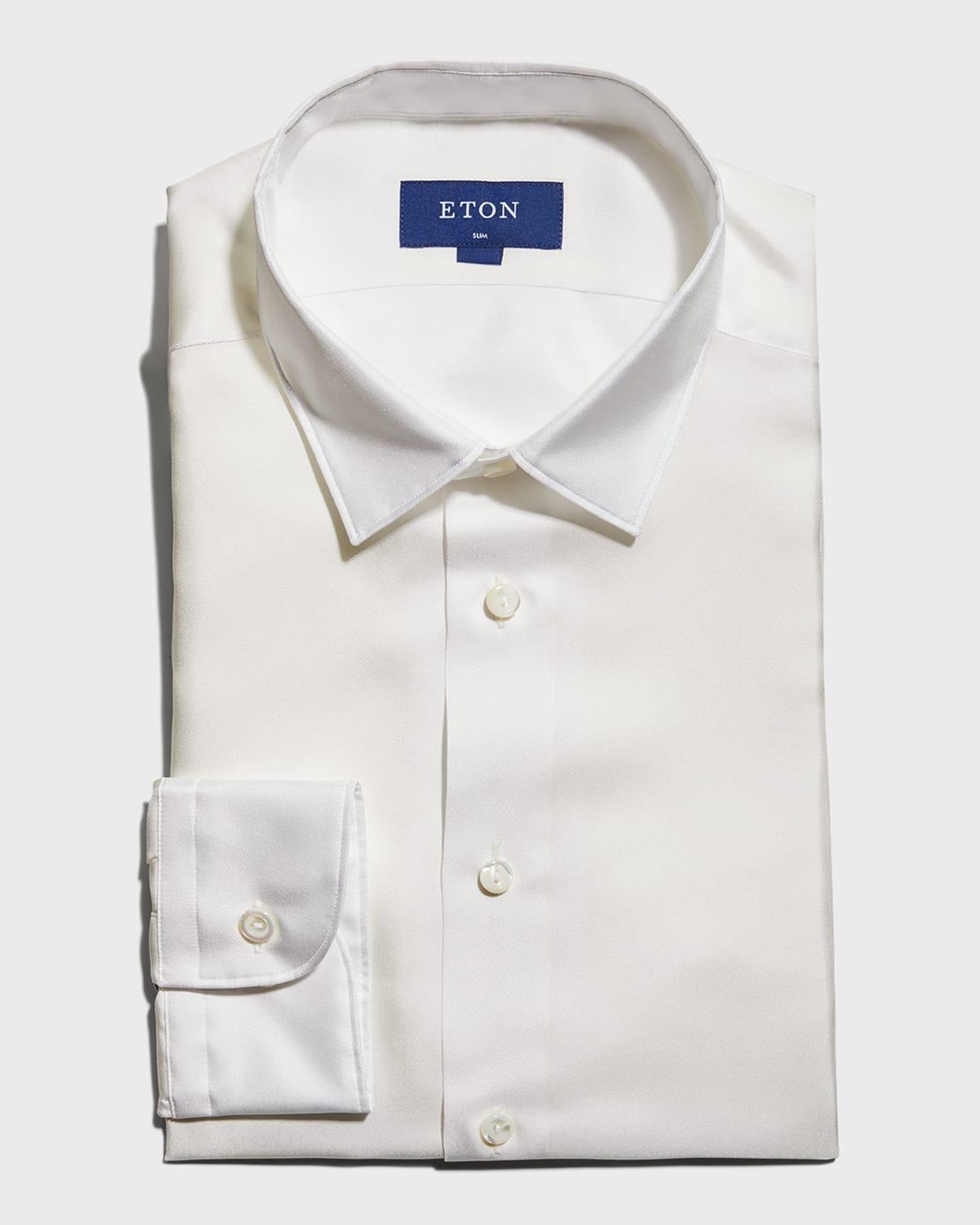 Mens Slim Fit Silk Shirt Product Image