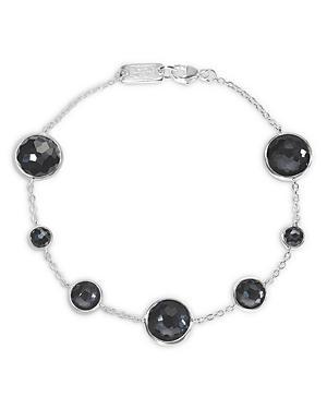 7-Stone Link Bracelet in Sterling Silver Product Image