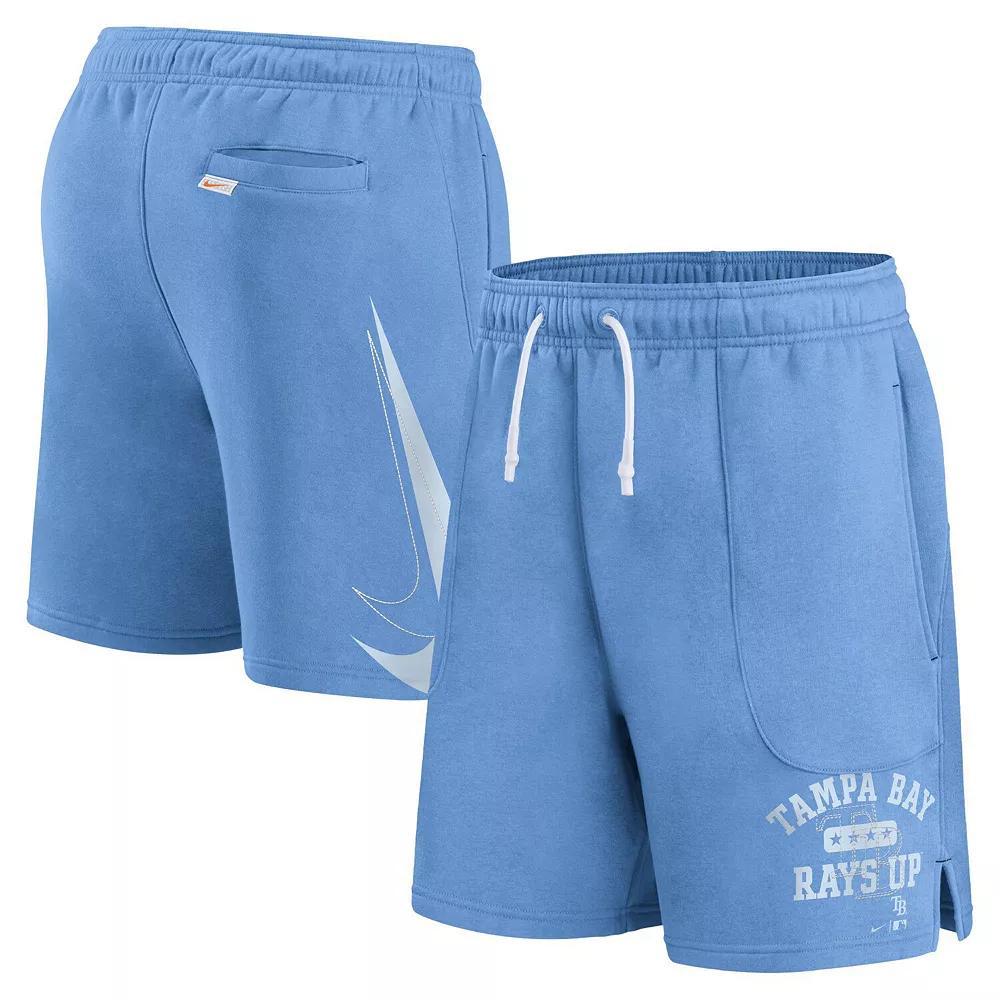 Men's Nike Blue Tampa Bay Rays Statement Ball Game Shorts, Size: Medium Product Image