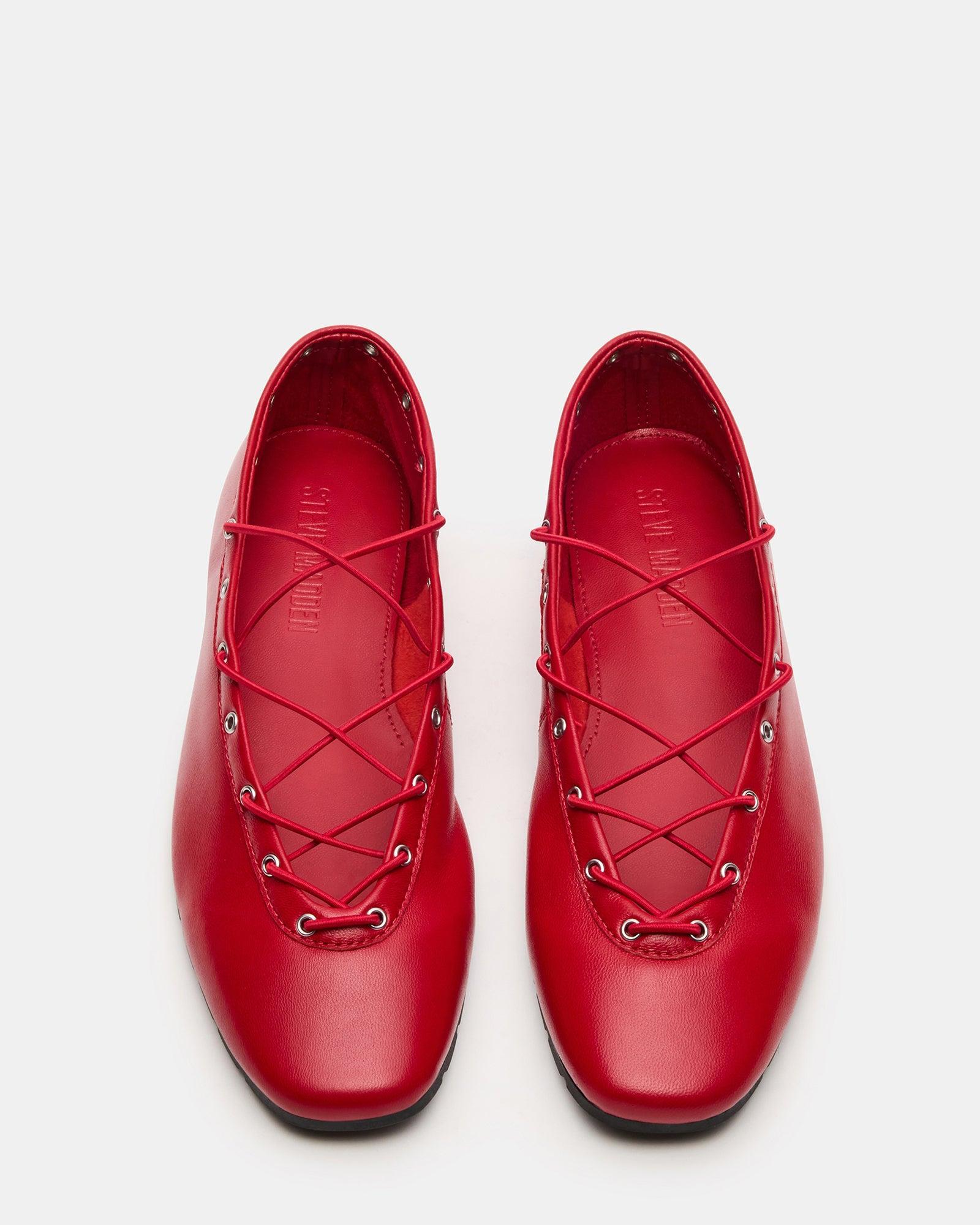 POINTE RED LEATHER Female Product Image