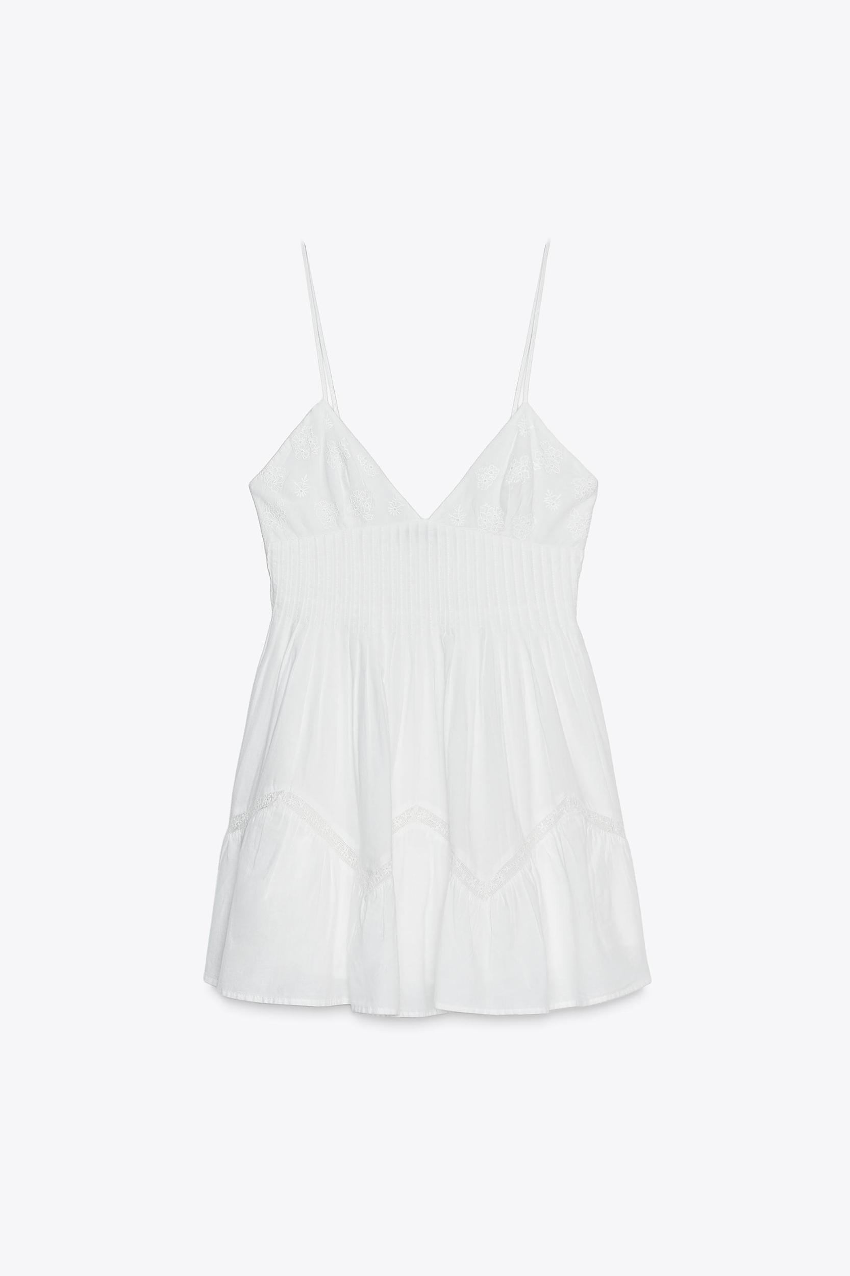 EMBROIDERED SHORT DRESS Product Image