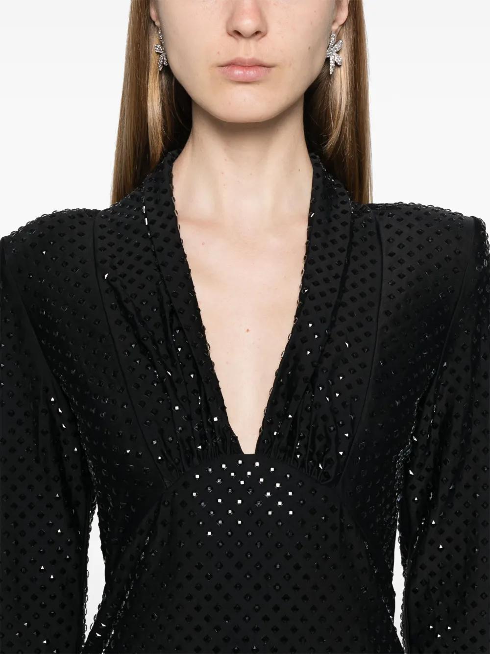 rhinestone-embellished mini dress Product Image