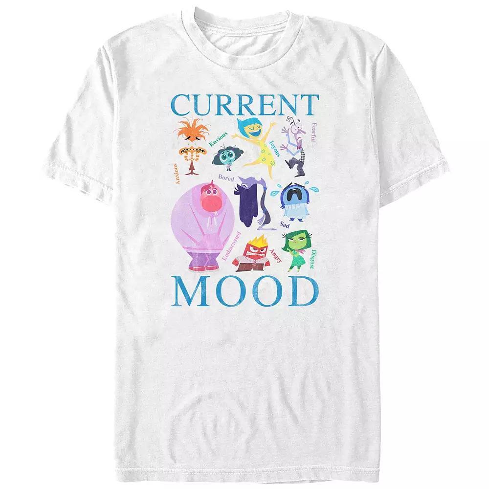 Men's Inside Out 2 Emotions Current Mood Graphic Tee, Size: XXL, White Product Image
