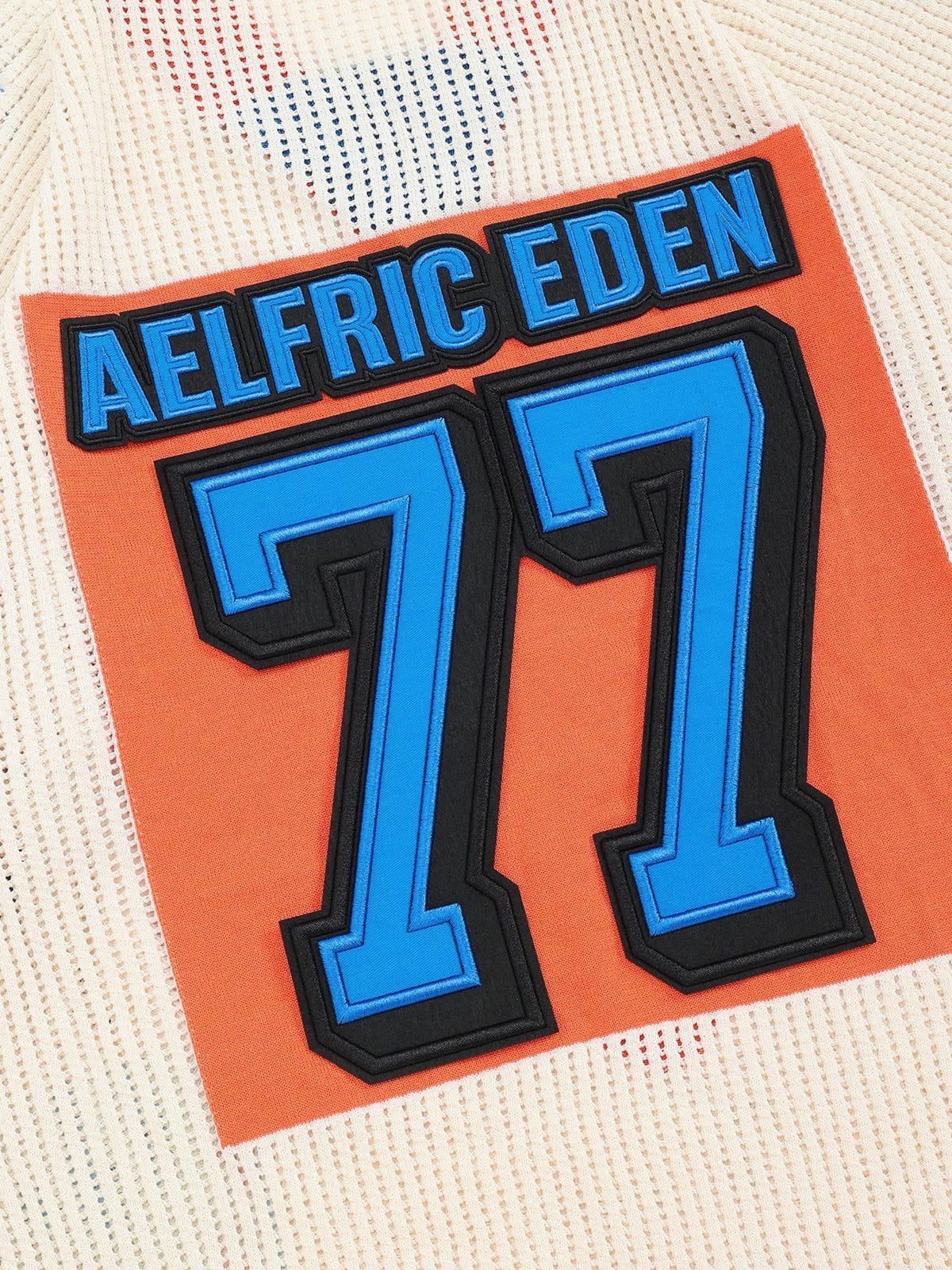 Aelfric Eden 77 Mesh V-Neck Knit Tee Product Image