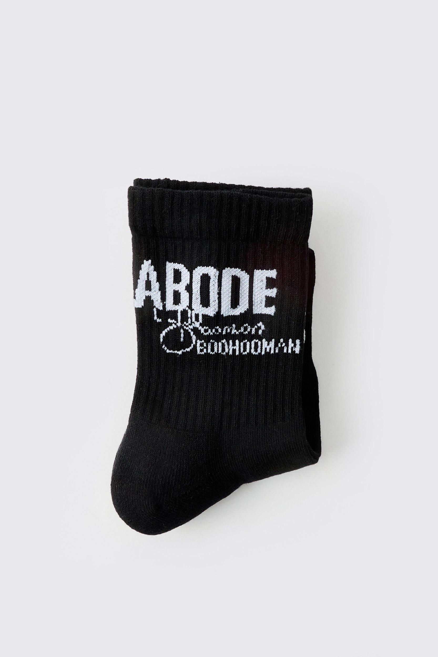 Abode Mid Length Sock | boohooMAN USA Product Image