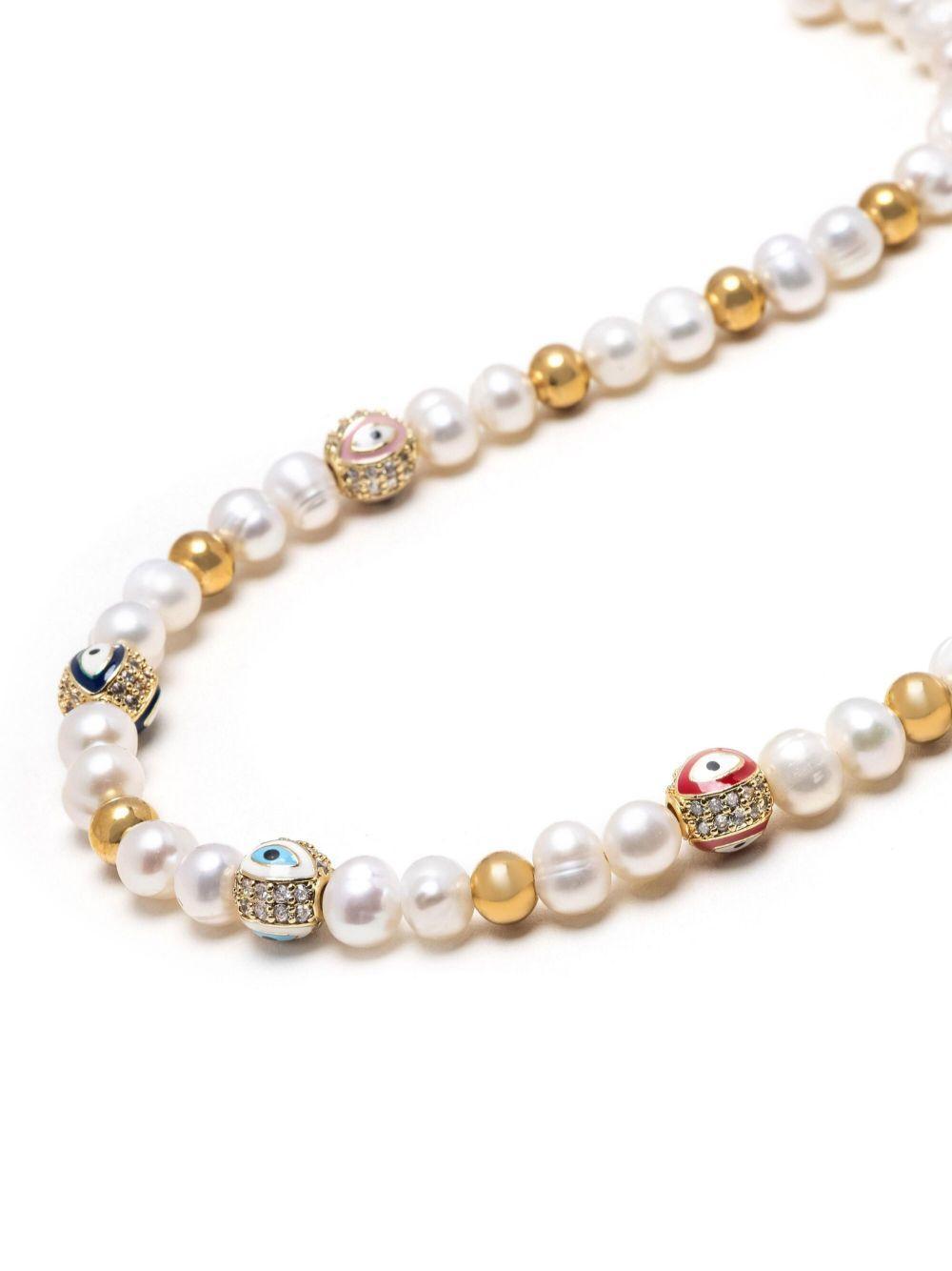 Evil Eye beaded necklace Product Image
