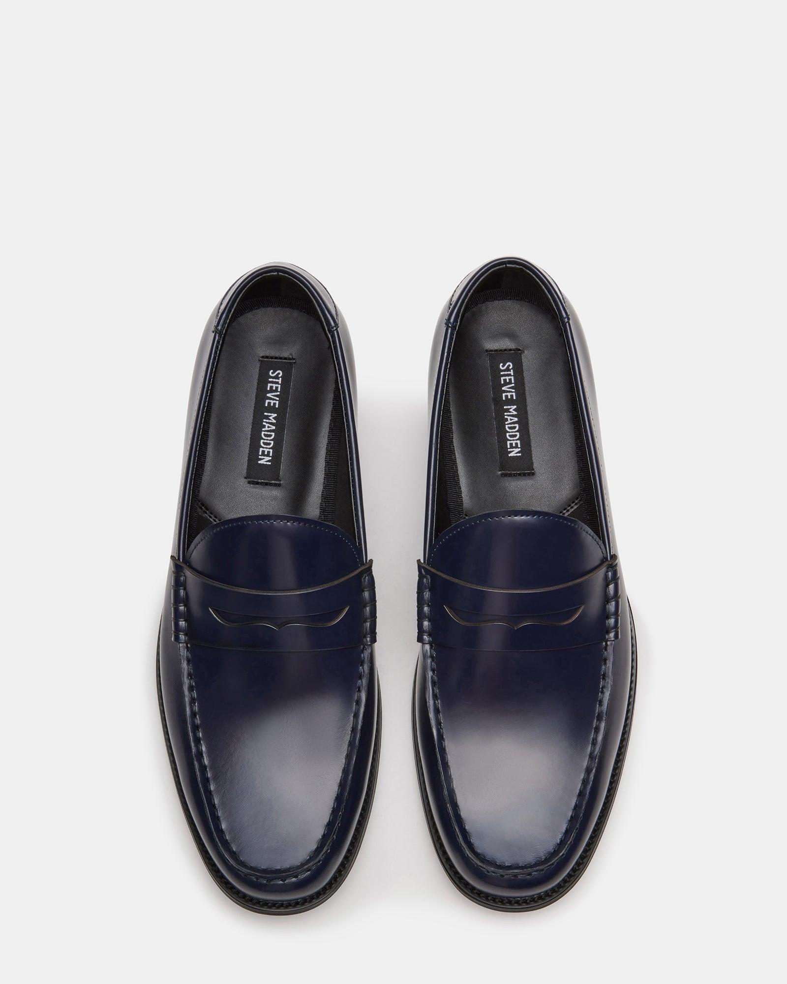 TOPIA NAVY BOX LEATHER Male Product Image