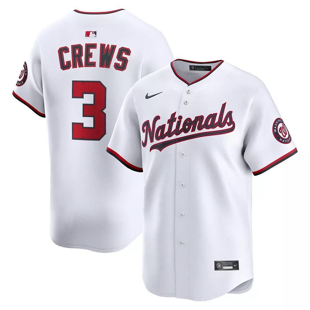 Men's Nike Dylan Crews White Washington Nationals Alternate Limited Player Jersey, Size: Medium Product Image