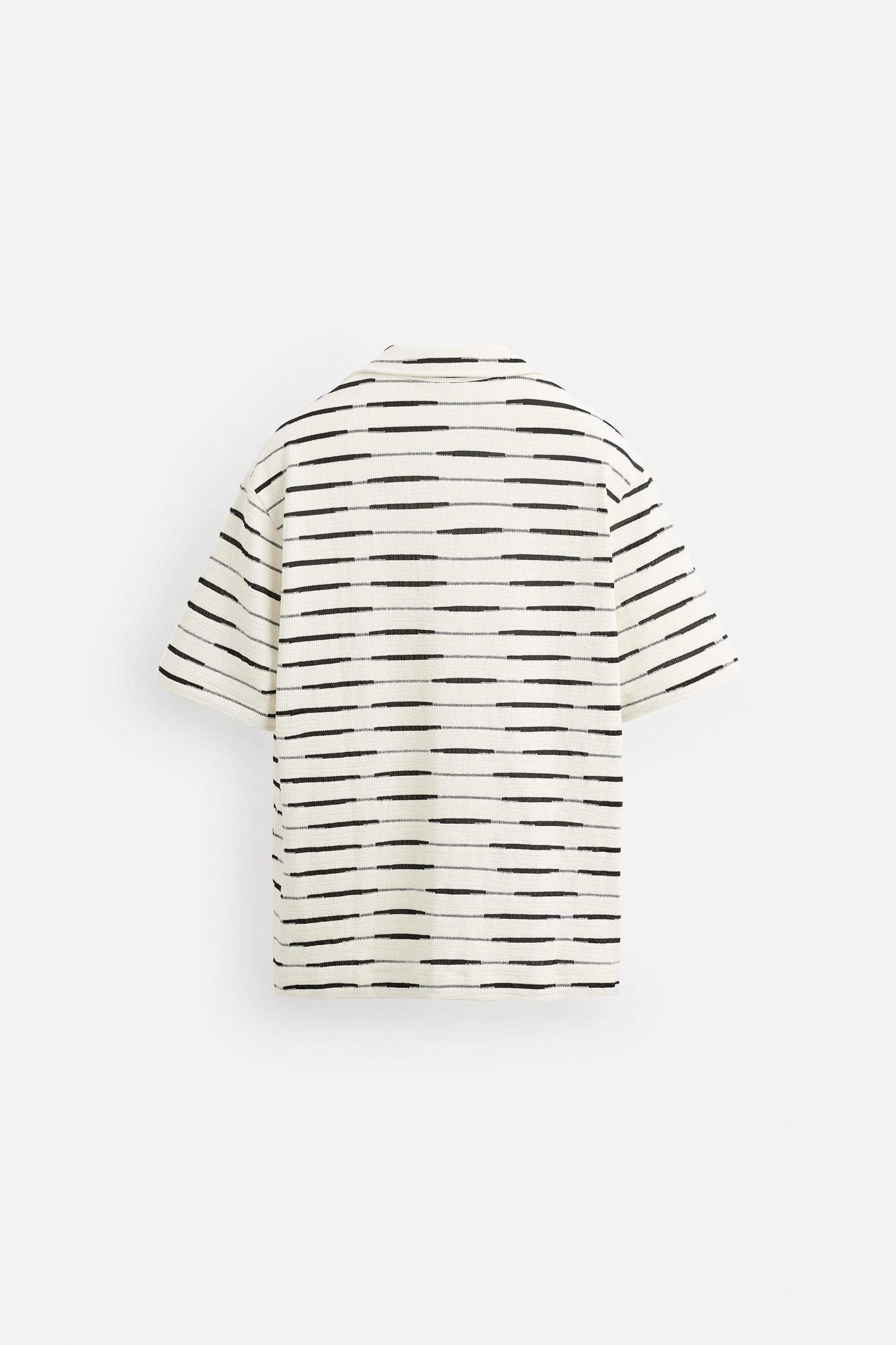 STRIPED JACQUARD SHIRT Product Image