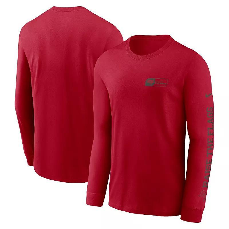 Men's Nike Royal Los Angeles Rams All Out Long Sleeve T-Shirt, Size: Small, Blue Product Image
