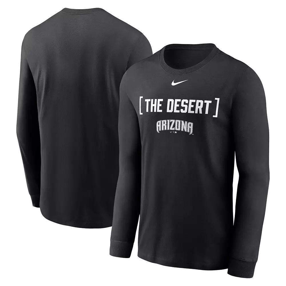 Men's Nike Black Arizona Diamondbacks Local Nickname Long Sleeve T-Shirt, Size: Large Product Image