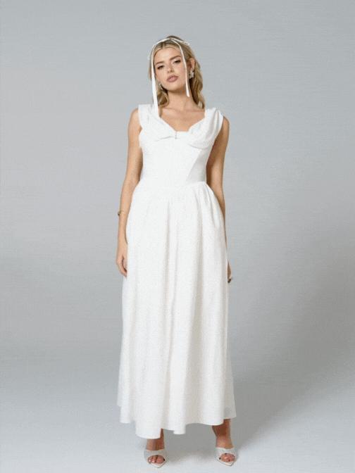Vivian Dress (White) (Final Sale) Product Image