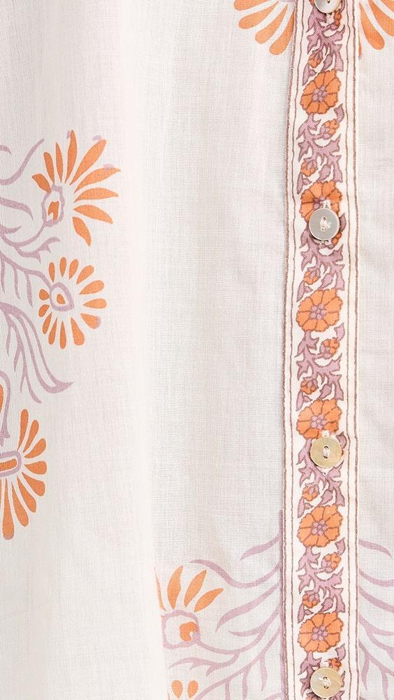 Alix of Bohemia Poet Papaya Aster Blouse | Shopbop Product Image