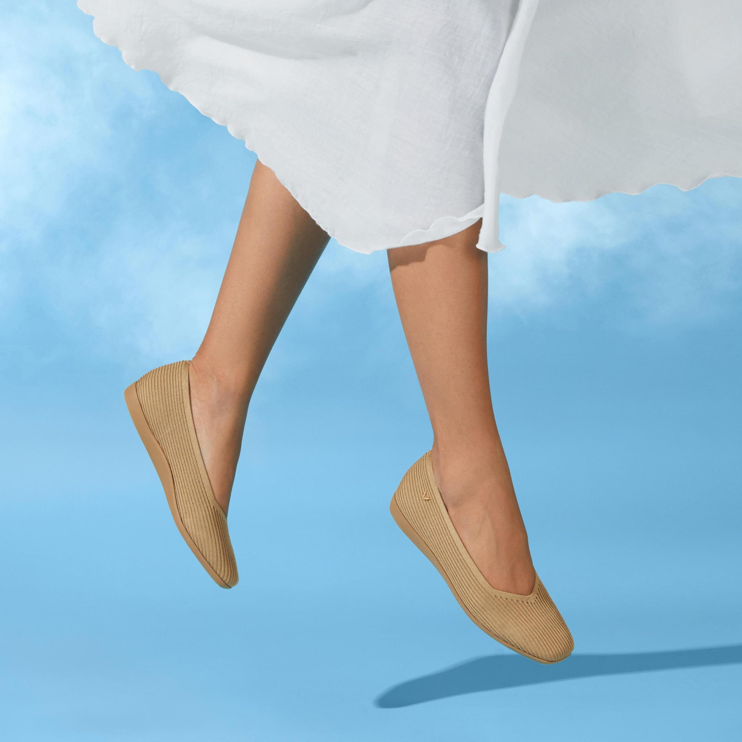 Lightweight Square-Toe V-Cut Flats (Margot Walker) Product Image