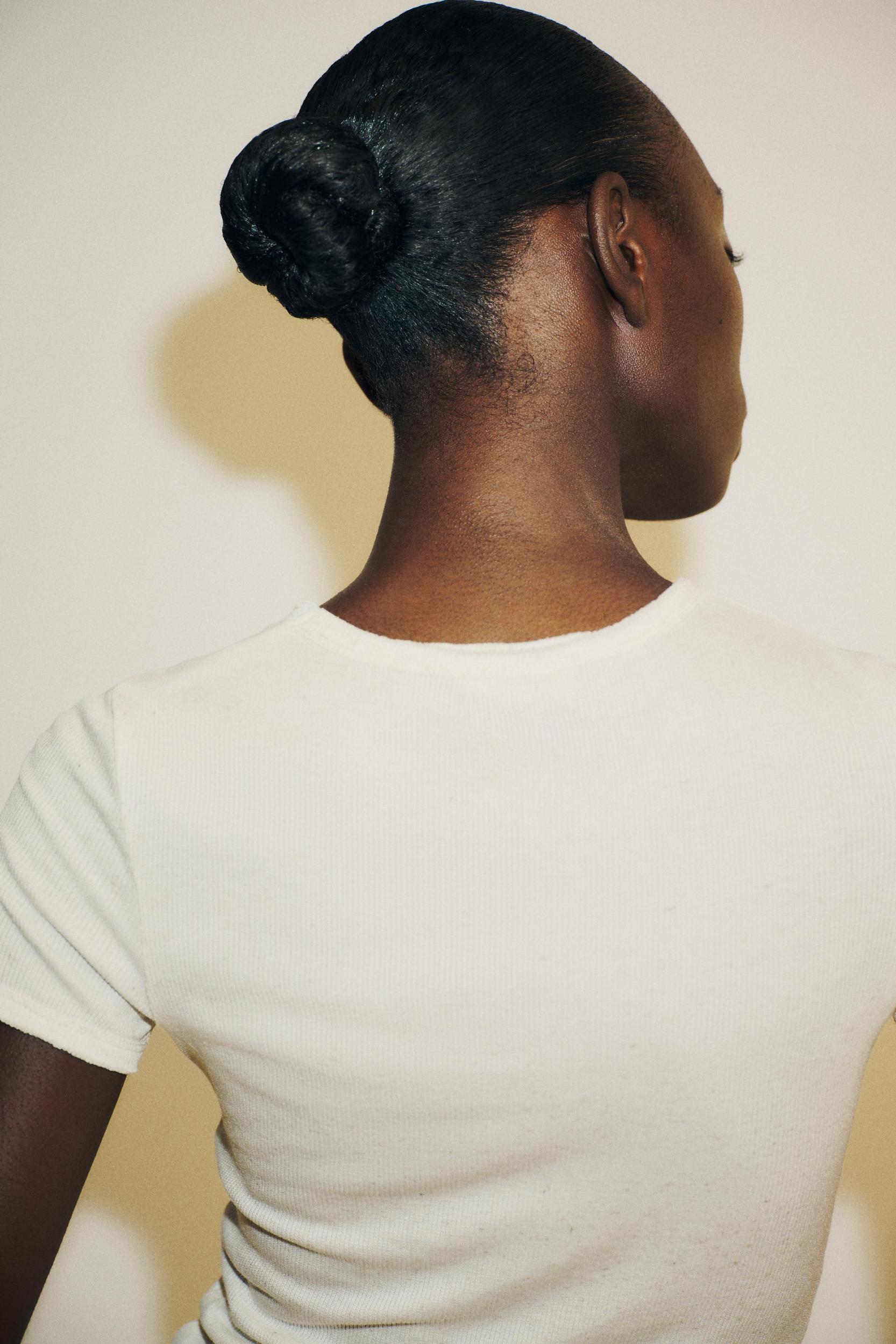 RIBBED TEXT T-SHIRT Product Image