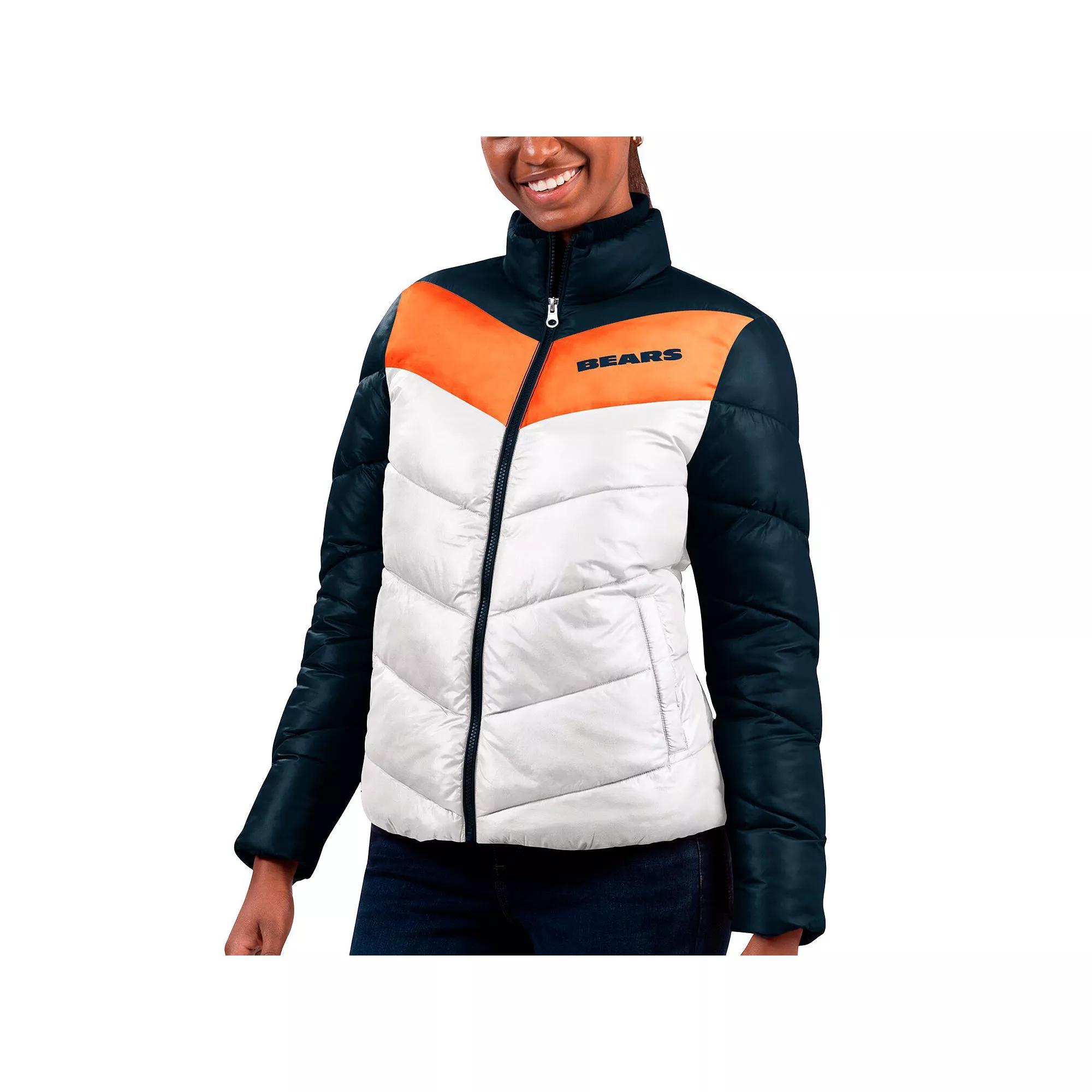 Women's G-III 4Her by Carl Banks  White/Royal New York Giants New Star Quilted Full-Zip Jacket, Size: Large Product Image