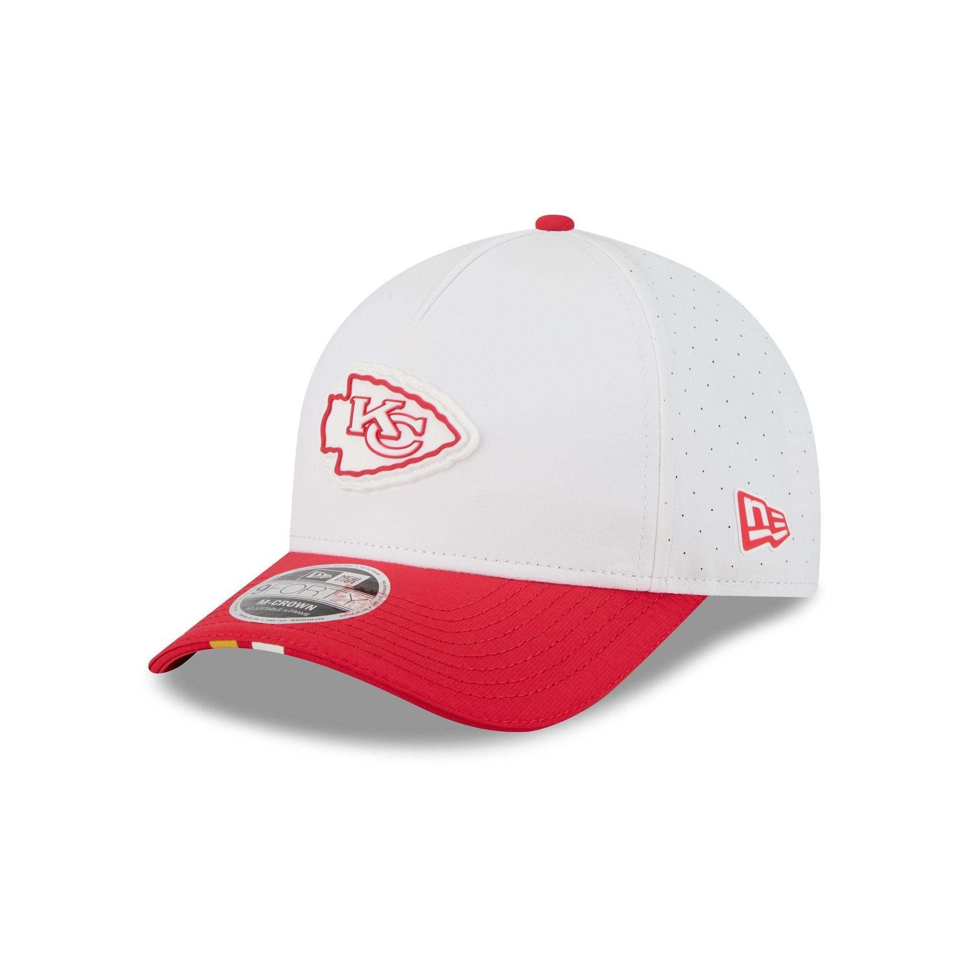 Kansas City Chiefs 2025 Training 9FORTY M-Crown A-Frame Snapback Hat Male Product Image