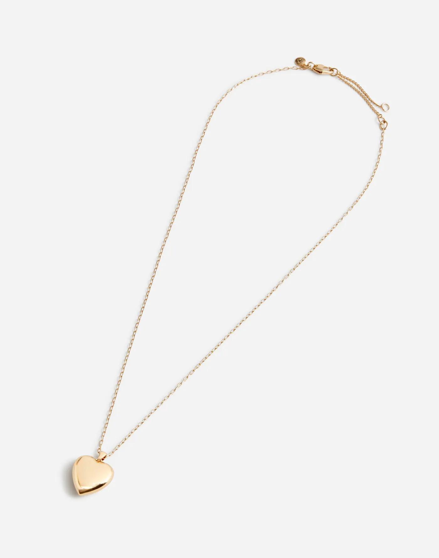 Puffy Heart Pendant Necklace Product Image