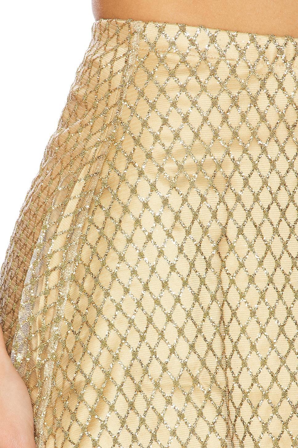 Glitter Grid Mini Skirt For Love & Lemons Product Image