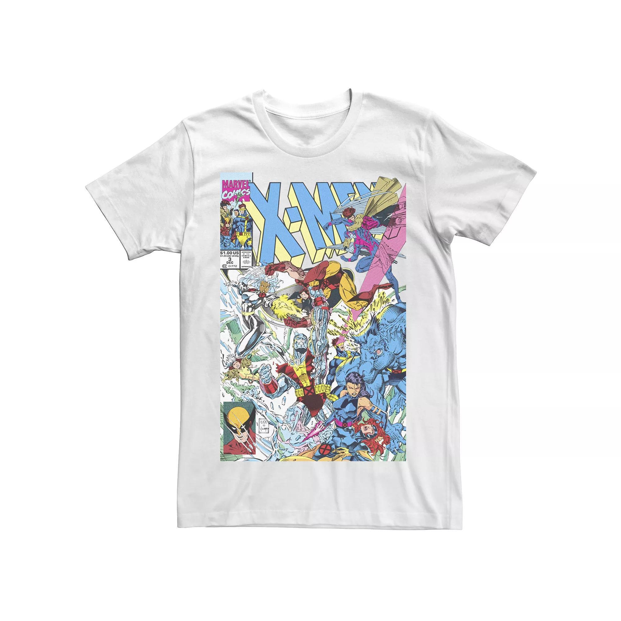 Big & Tall Marvel X-Men Blast Poster Tee, Men's, Size: XLT, White Product Image