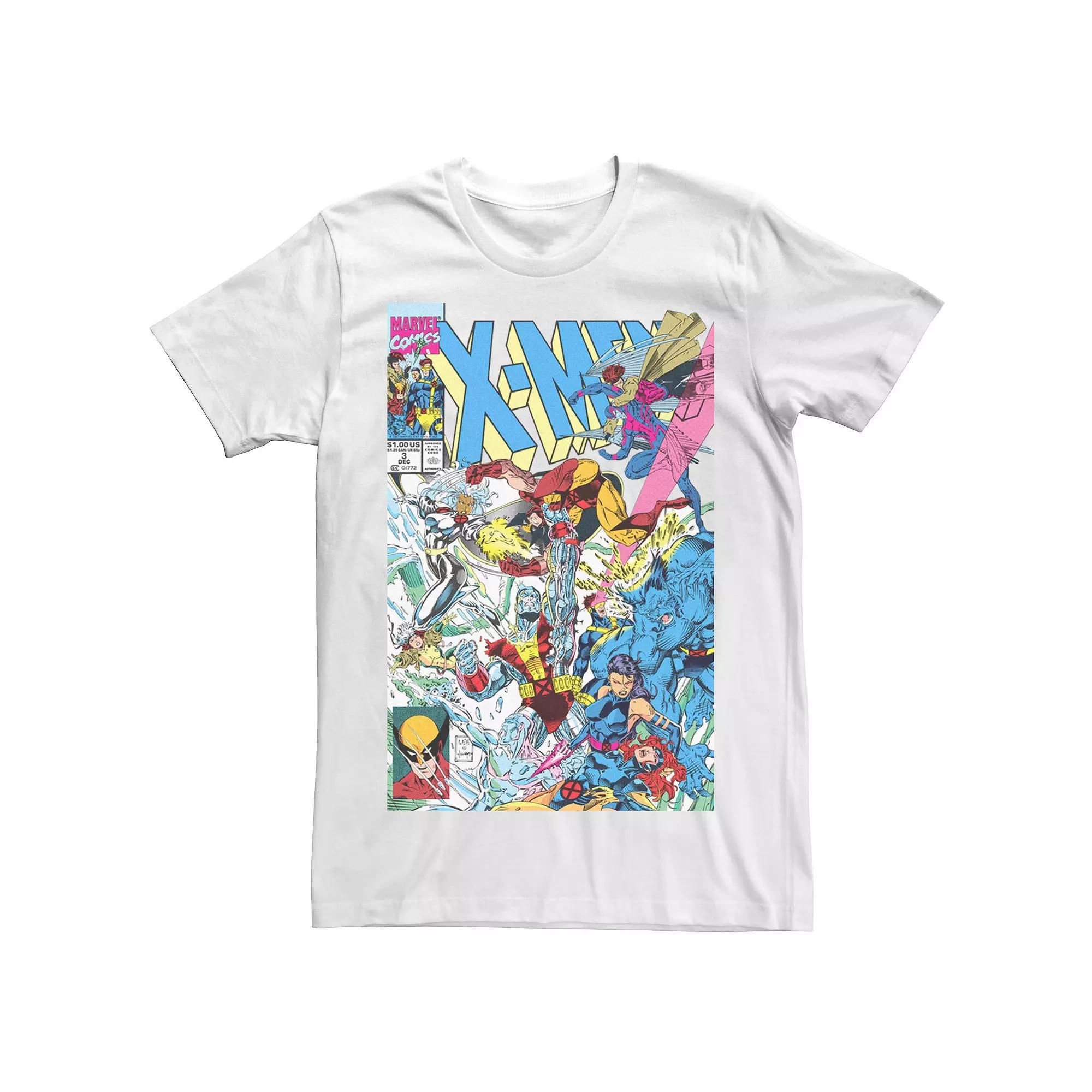 Big & Tall Marvel X-Men Blast Poster Tee, Men's, Size: XLT, White Product Image