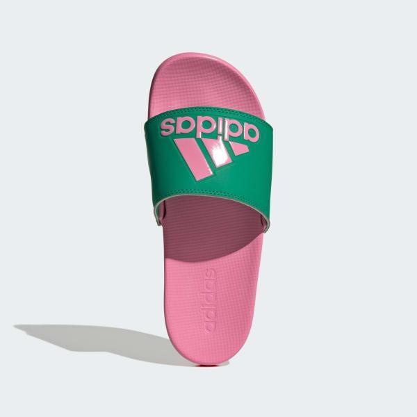 adidas Adilette Stripe Comfort Men's Slide Sandals, Size: 14, Earth Strata Product Image