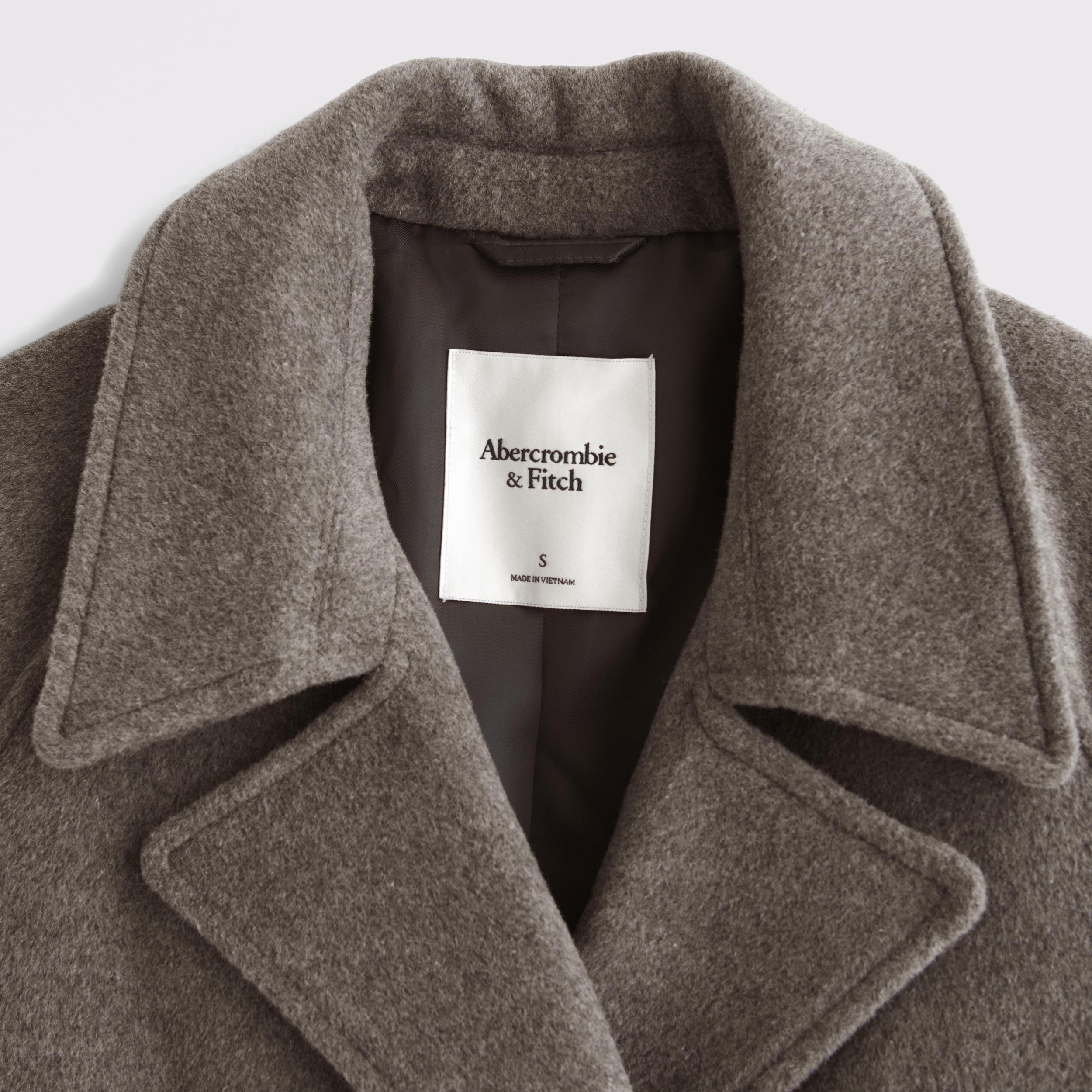 Wool-Blend Trench Coat Product Image