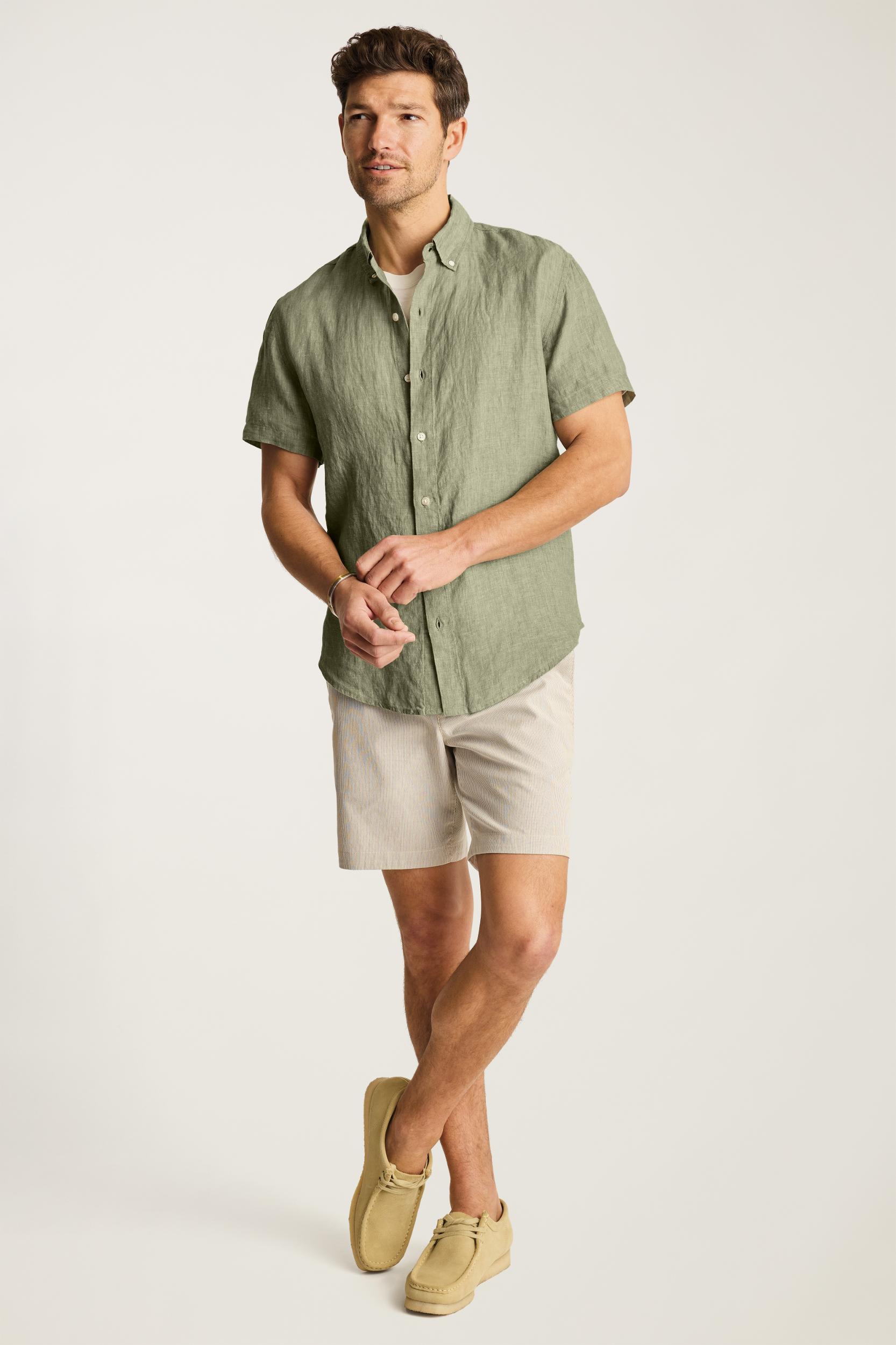 Riviera Linen Short Sleeve Shirt Product Image