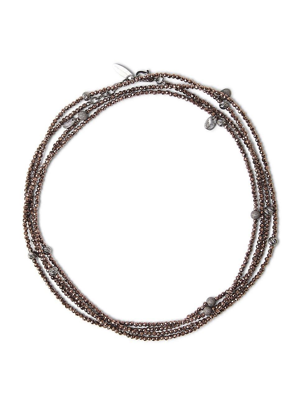 Womens Hematite and Sterling Silver Bracelet Product Image