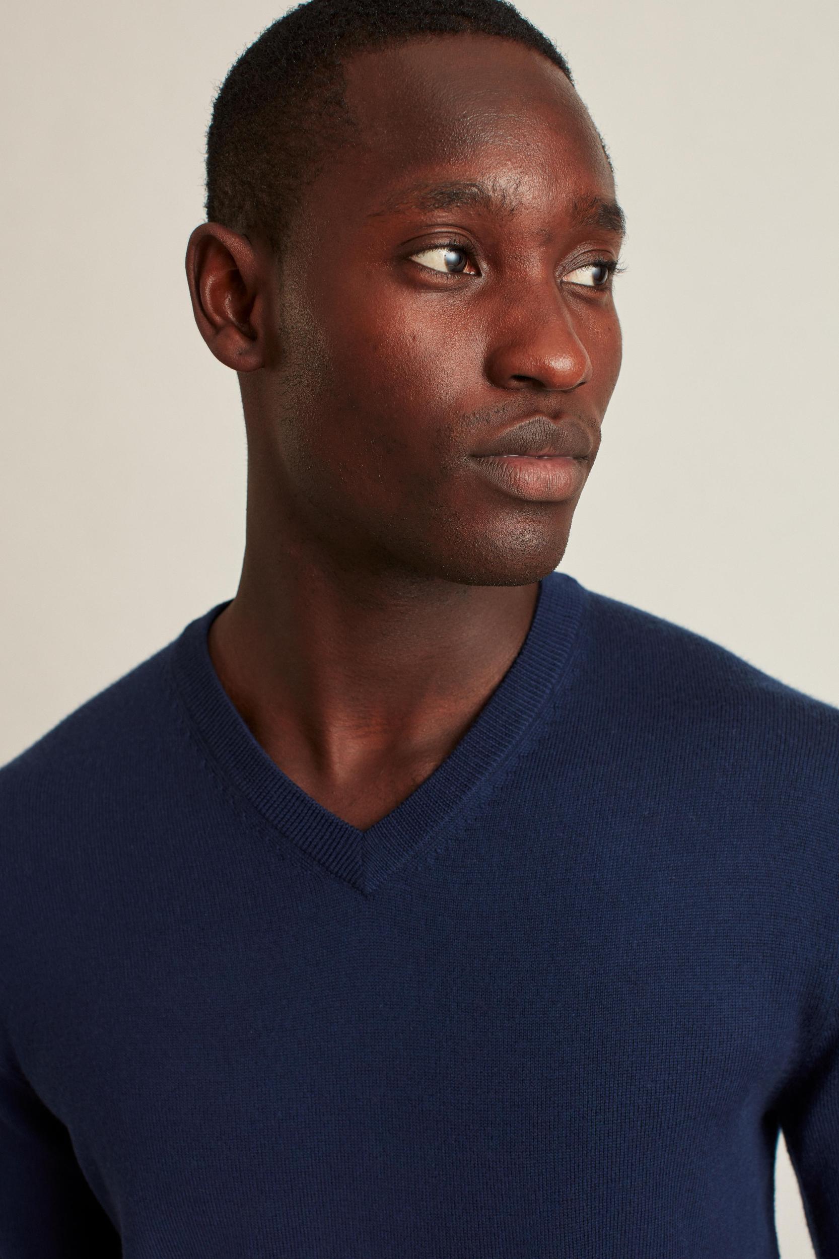 Washable Merino V-Neck Sweater Product Image