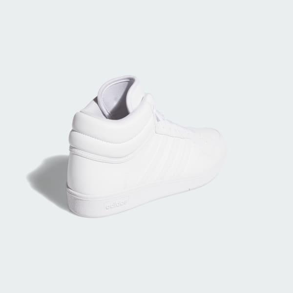 adidas Hoops 4.0 Women's Mid Top Basketball Shoes, Size: 6, White White Black Product Image