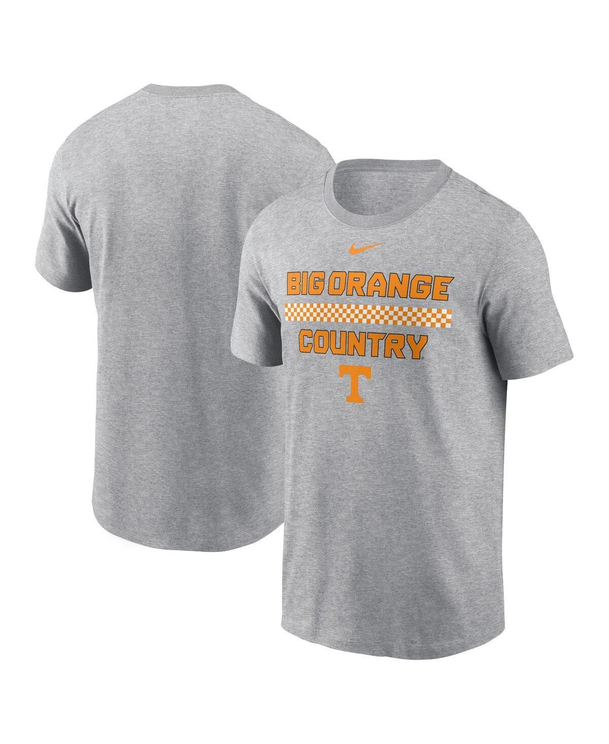 Mens Nike Heather Gray Clemson Tigers Primetime Evergreen Logo T-Shirt Product Image
